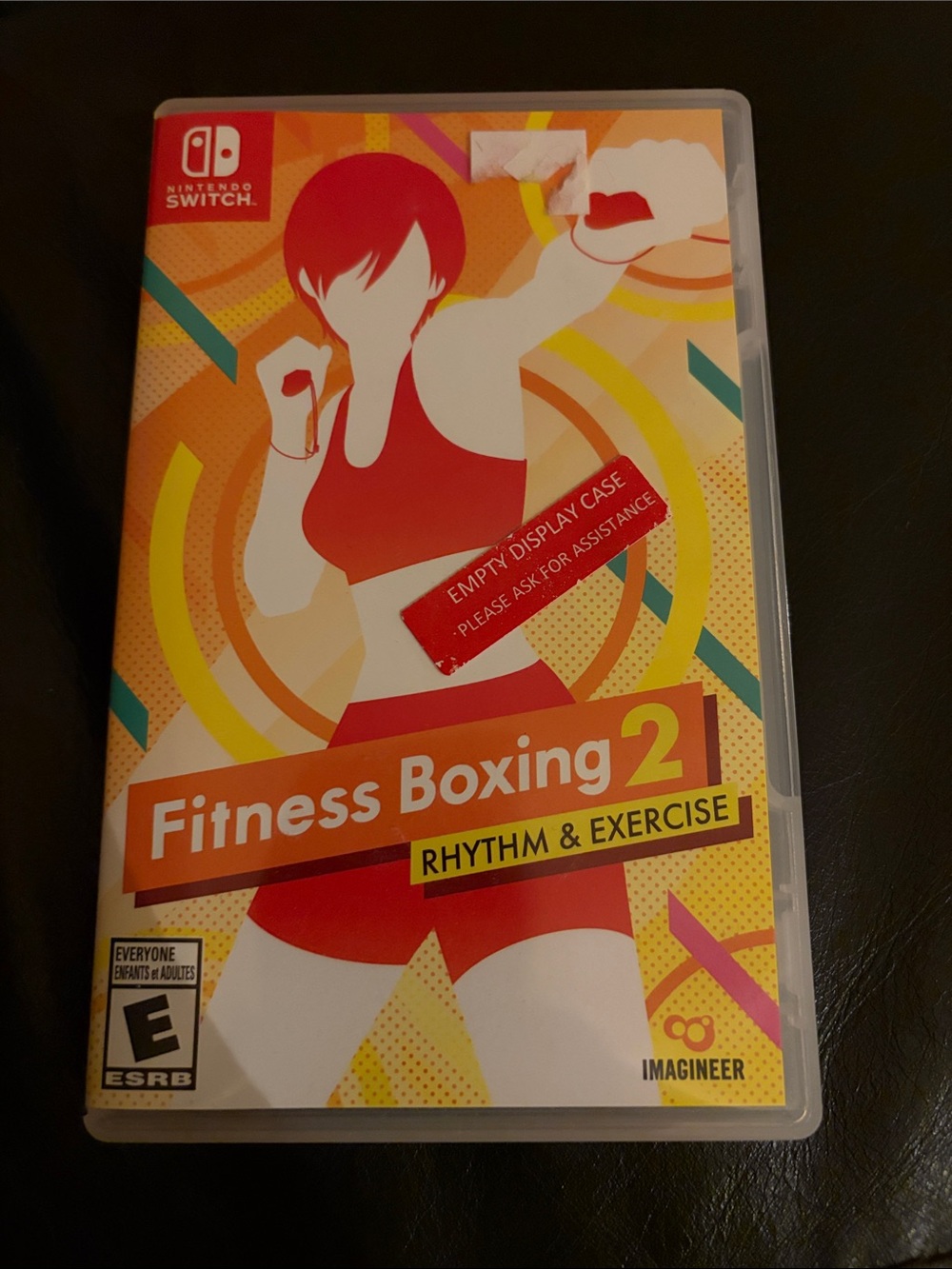 Nintendo Fitness Boxing 2 - Red, Orange, Yellow Game Case